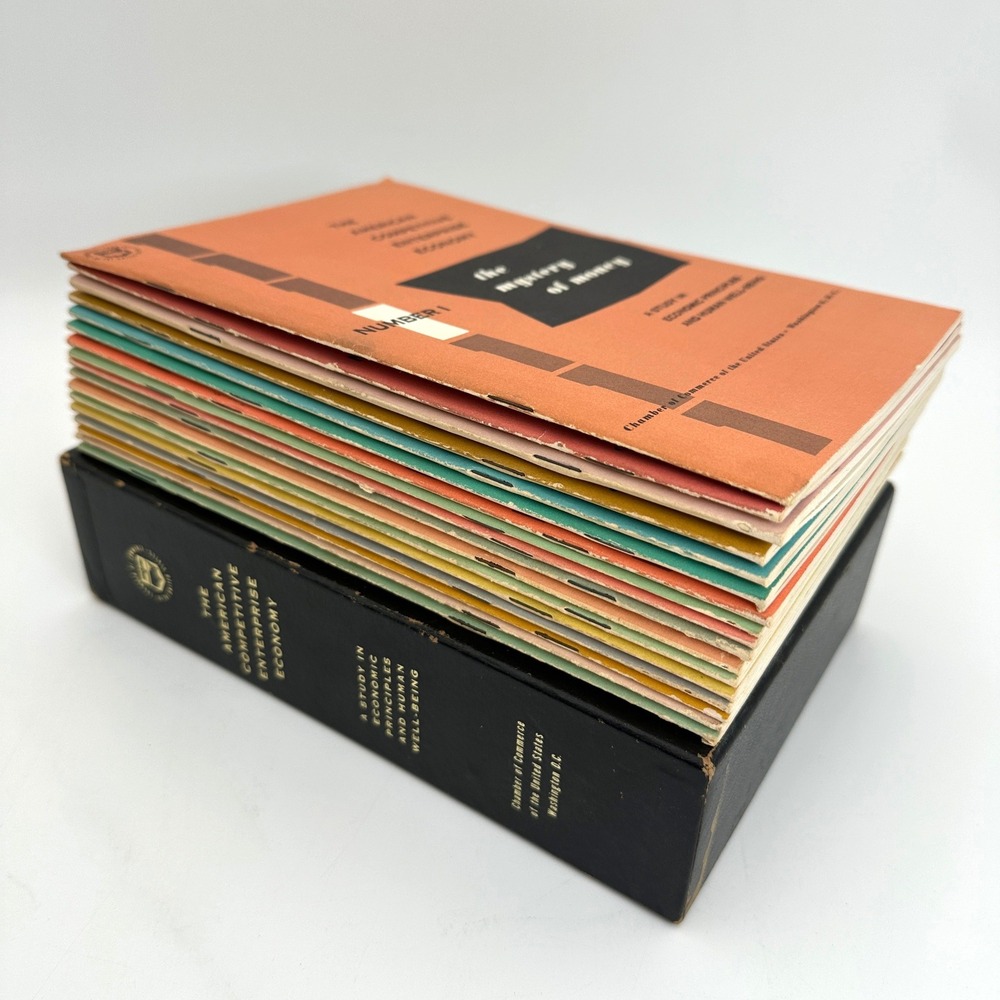 Chamber of Commerce American Competitive Enterprise Economy 17 Pamphlet Set 1960